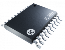 iC-HD2 Четырехканальный дифференциальный драйвер линии, совместимый по выводам с xx2068